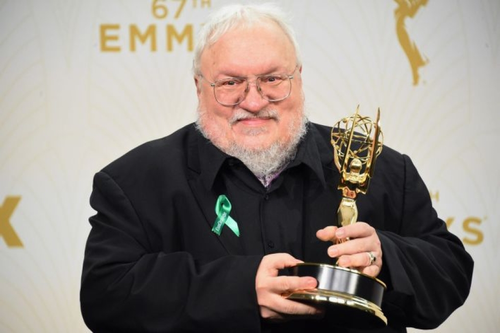 George R.R. Martinin Tulen ja jään laulu -kirjasarjaan pohjautuneesta Game of Thronesista tuli maailmanlaajuinen ilmiö. Lehtikuva/AFP