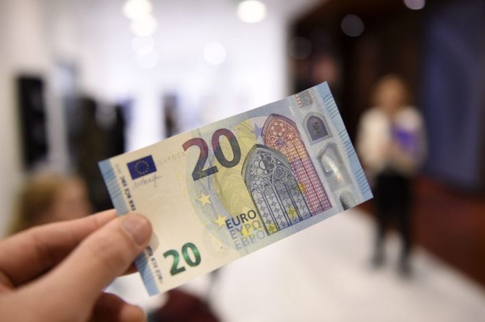 Eniten löytyi 20 euron setelien väärennöksiä. LEHTIKUVA / Antti Aimo-Koivisto