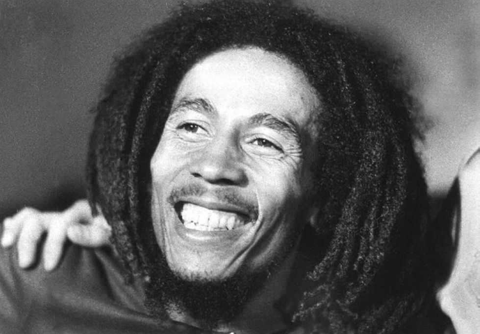 Reggaen ikoni Bob Marley. LEHTIKUVA / AFP
