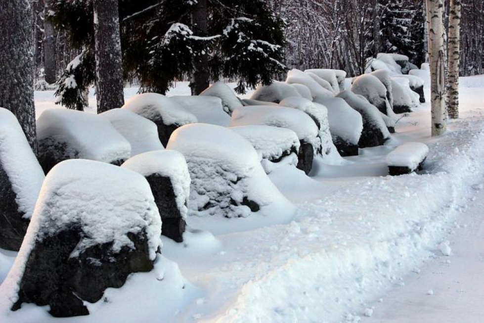 Talviylläpitoon sopivin reitti sijaitsee Jaamankankaalla Salpalinjan alueella.