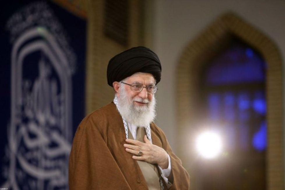 Iranin korkein johtaja ajatollah Ali Khamenei sanoi, että Yhdysvallat on yrittänyt tuloksetta nujertaa Irania jo 40 vuoden ajan. LEHTIKUVA/AFP