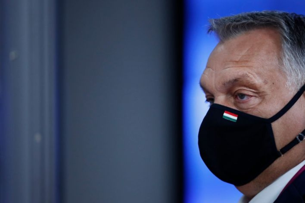 Unkarin pääministeri Viktor Orban Brysselissä viime viikolla. LEHTIKUVA / AFP