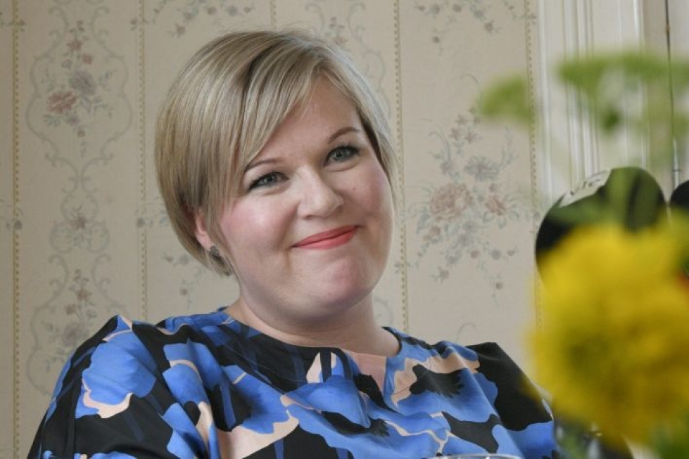 Annika Saarikko ilmoitti aiemmin tänään pyrkivänsä puolueen johtoon.  LEHTIKUVA / Markku Ulander