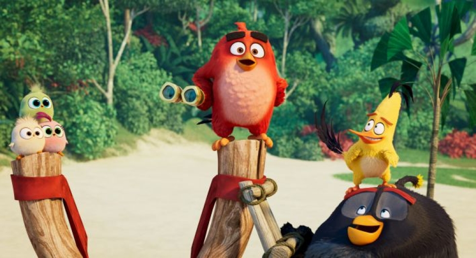 Toisessa Angry Birds -elokuvassa linnut ja possut tekevät rauhan, koska niillä on yhteinen vihollinen. LEHTIKUVA / HANDOUT / SONY PICTURES ENTERTAINMENT