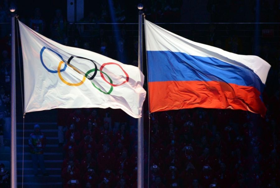 Venäjän urheilun yllä on synkkä dopingpilvi. LEHTIKUVA/AFP