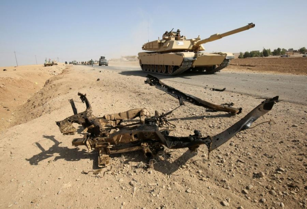 Irak aloitti Mosulin takaisinvaltauksen Isisiltä noin kaksi viikkoa sitten. LEHTIKUVA/AFP
