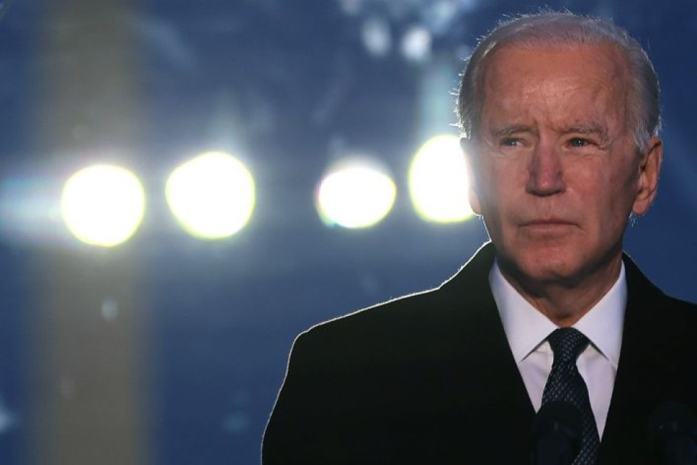 Joe Bidenin virkaanastujaispuhe on saanut Yhdysvalloissa kiitosta myös republikaanipuolueen edustajilta. LEHTIKUVA/AFP
