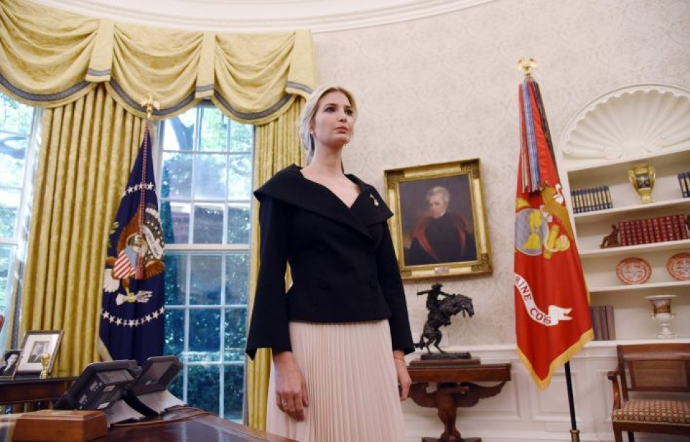 Aiempien tietojen mukaan Ivanka Trump olisi itse ehdokkaana pääjohtajaksi, mutta Valkoisen talon tiedottaja kiistää tiedot. LEHTIKUVA/AFP