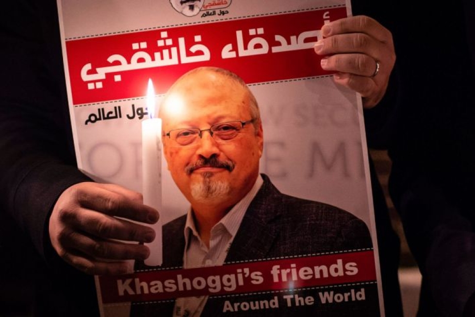 Saudi-Arabian hallinnosta kriittisesti kirjoittanut toimittaja Jamal Khashoggi tapettiin lokakuussa Saudi-Arabian konsulaatissa Istanbulissa. LEHTIKUVA/AFP