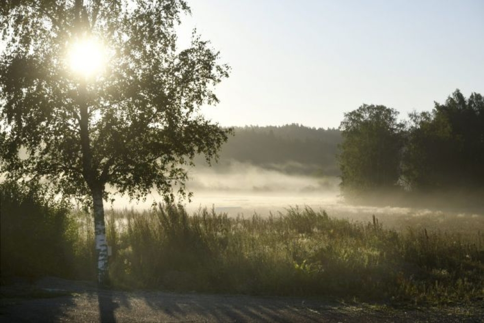 Kaikkein lämpimintä säätä ennustetaan sunnuntaina Länsi-Suomeen. LEHTIKUVA / HEIKKI SAUKKOMAA