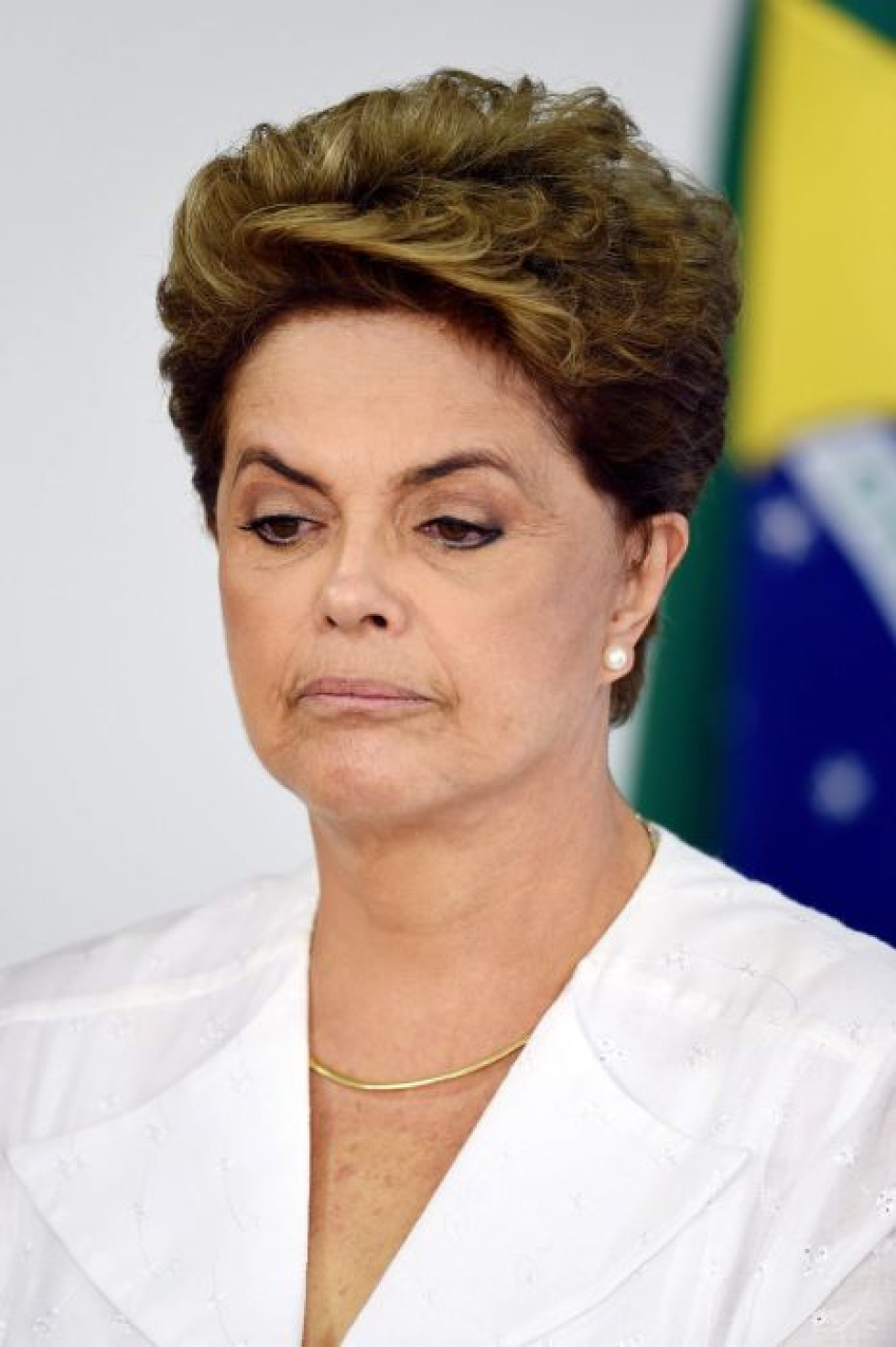Brasilian presidenttiä Dilma Rousseffia uhkaa syyte. Lehtikuva/AFP