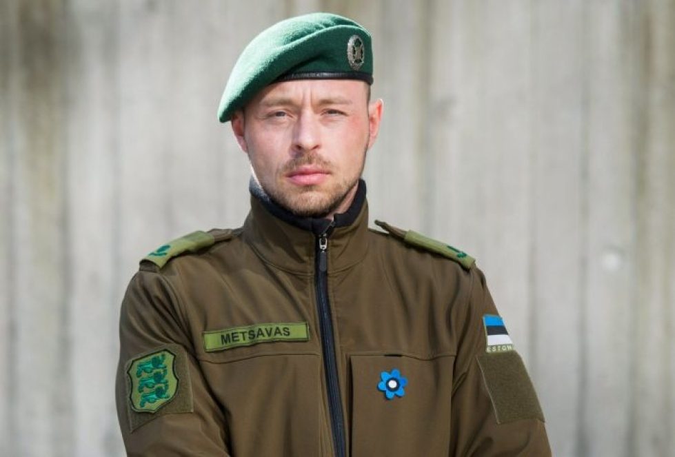 Viron armeijassa upseerina toiminut Deniss Metsavas tuomittiin vuosikausiksi vankilaan maanpetoksesta. LEHTIKUVA/POSTIMEES / TAIRO LUTTER