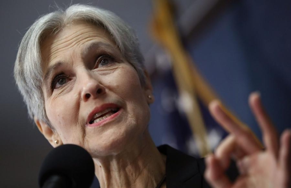 Yhdysvalloissa vihreän puolueen presidenttiehdokas Jill Stein on peruuttanut vaateensa siitä, että presidentinvaleissa Pennsylvanian osavaltiossa annetut äänet olisi laskettava uudelleen. Lehtikuva/AFP