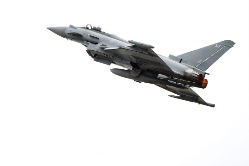 Eurofighter tulee testattavaksi ensimmäisenä. Lehtikuva / Roni Rekomaa