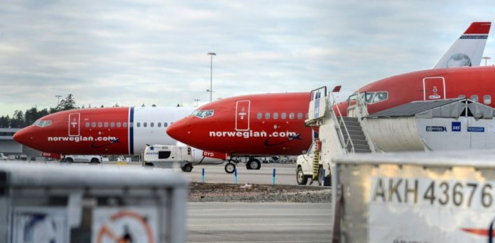 Kaikkiaan Norwegian aloittaa uudelleen 76 lentoreittiä. LEHTIKUVA/AFP