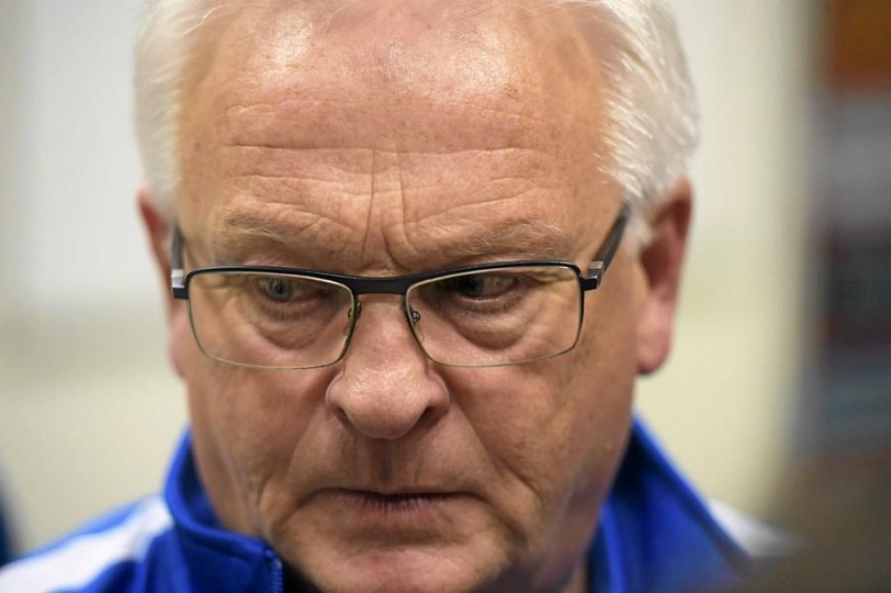 Suomen jalkapallomaajoukkueen päävalmentaja Hans Backe