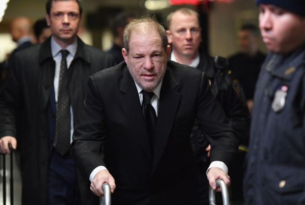Harvey Weinsteinin tapaus nousi keskeiseksi #metoo-liikkeen symboliksi. LEHTIKUVA/AFP