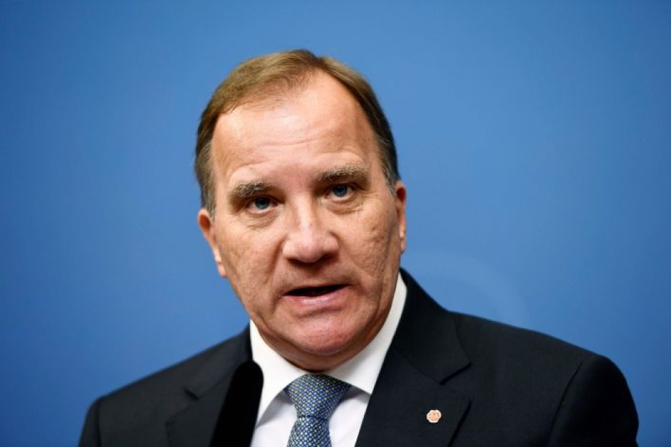 Stefan Löfven neuvottelee kaikkien puoluejohtajien paitsi ruotsidemokraattien Jimmie Åkessonin kanssa.
 LEHTIKUVA/AFP