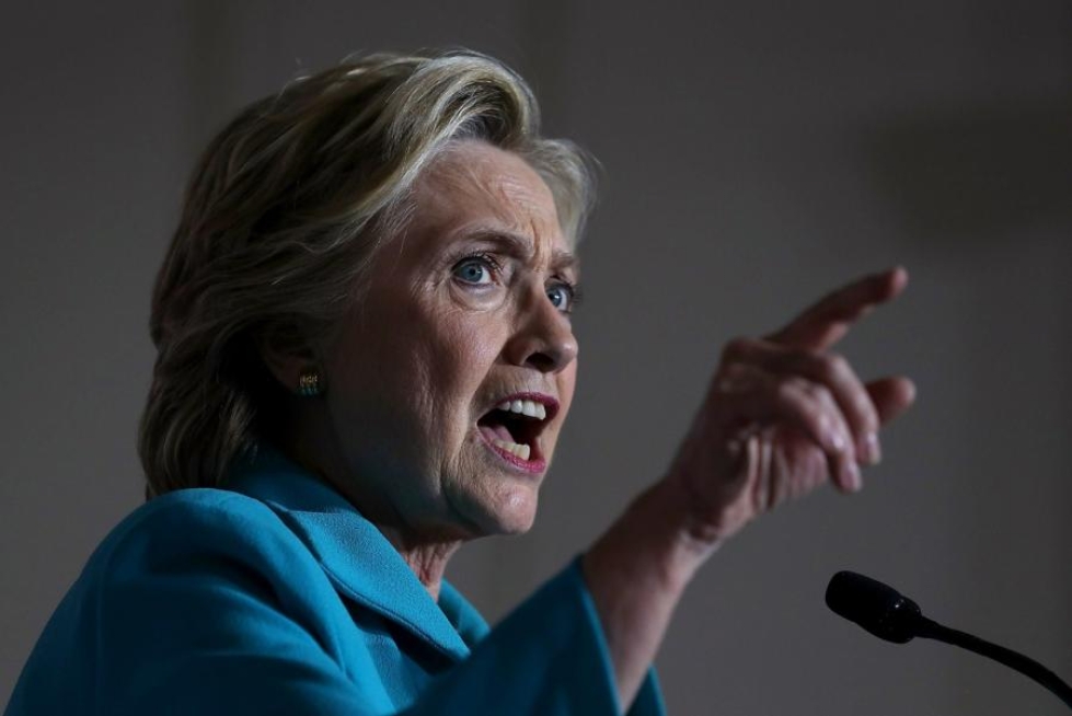 Hillary Clintonin kannatusjohto oli vielä viikko sitten suurempi. LEHTIKUVA/AFP