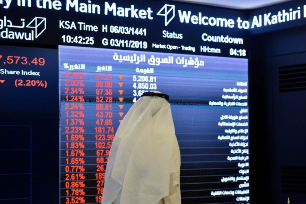 Saudi Aramco listautui pörssiin viime joulukuussa. LEHTIKUVA/AFP