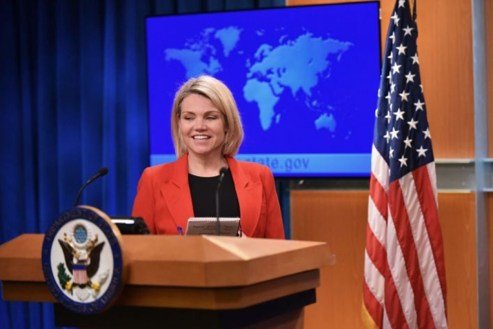 Heather Nauert saattaa nousta Yhdysvaltain YK-suurlähettilääksi. Lehtikuva / AFP