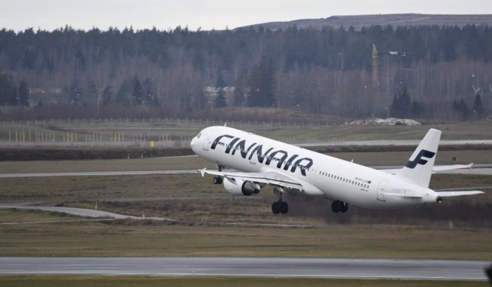 Finnair kuljetti kesäkuussa ennätykselliset lähes 1,4 miljoonaa matkustajaa. LEHTIKUVA/Heikki Saukkomaa