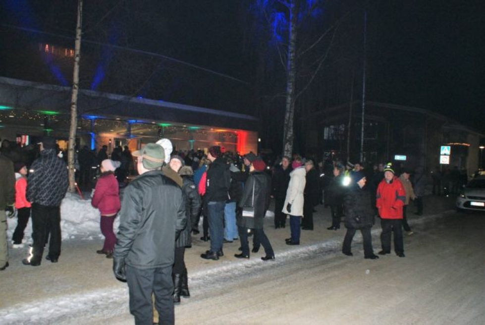 Nurmeksen ja Valtimon kuntaliitosta juhlittiin uudenvuodenaattona Valtimotalolla.