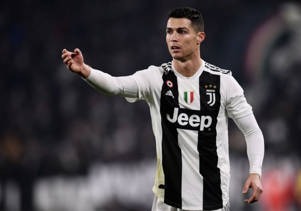 Italian Juventuksen tähtipelaaja Cristiano Ronaldo. LEHTIKUVA/AFP