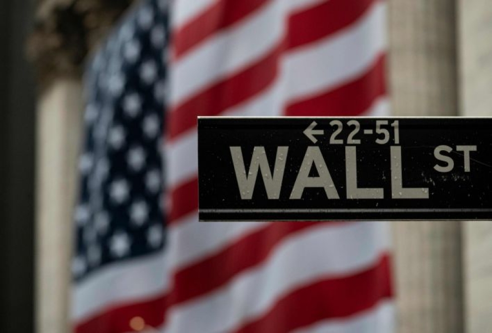 New Yorkissa pörssipäivä alkoi varovaisesti plussalla. LEHTIKUVA/AFP