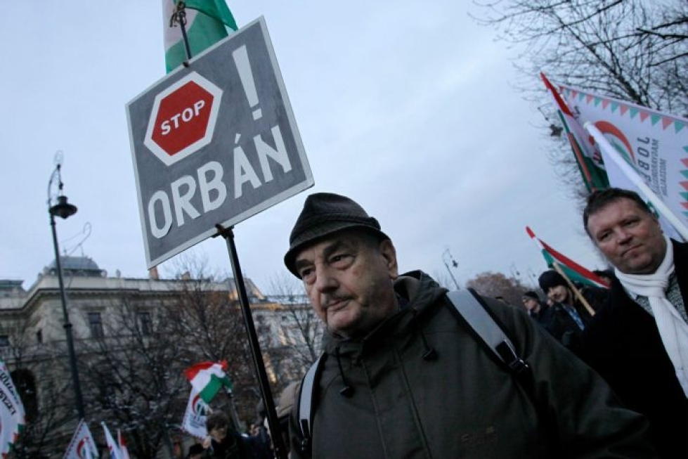 Unkarissa opposition on ollut vaikea pärjätä vaaleissa sen jälkeen kun pääministeri Viktor Orban muutti vaalien sääntöjä. LEHTIKUVA/AFP