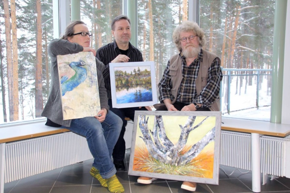 Suvi Komsa (vas.), Mauri Kokko ja Heikki Elme