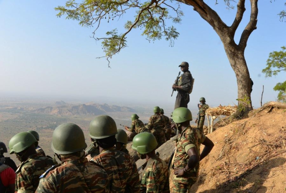 Kamerunin armeija taistelee Boko Haramia vastaan. LEHTIKUVA/AFP