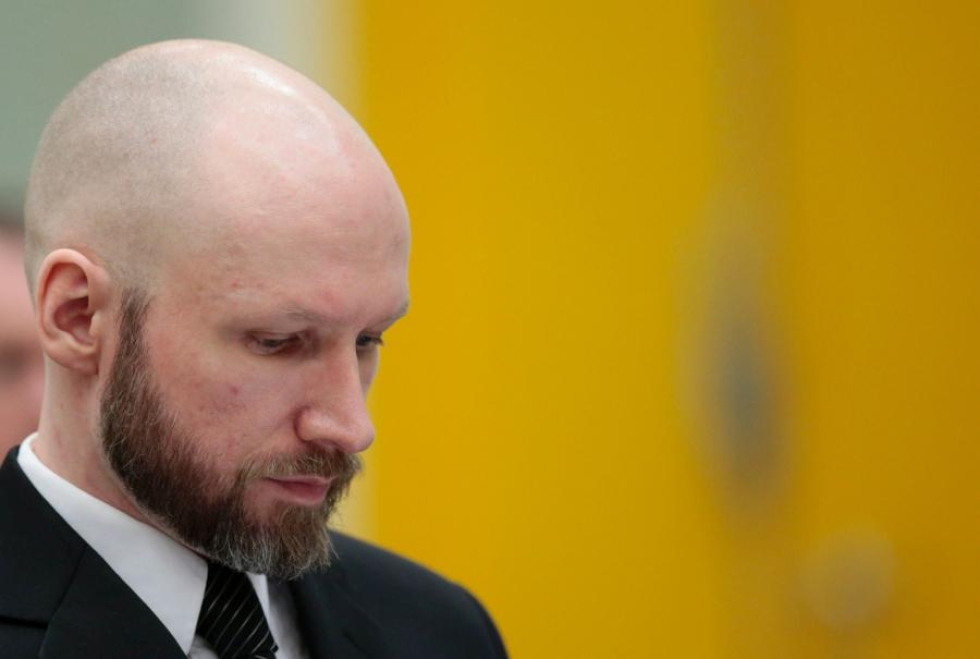 Norjassa jatketaan joukkomurhaaja Anders Behring Breivikin vankilaoloja käsittelevää vetoomusoikeudenkäyntiä. LEHTIKUVA/AFP