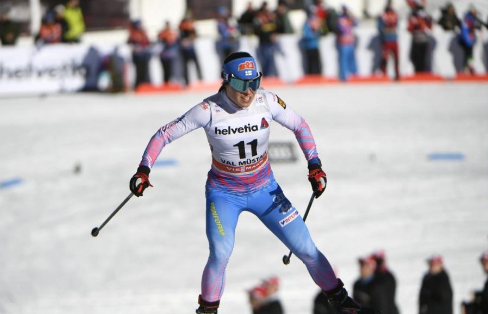 Krista Pärmäkoski on ollut tämän kauden sprinteissä vakuuttavan vahva. LEHTIKUVA / Martti Kainulainen