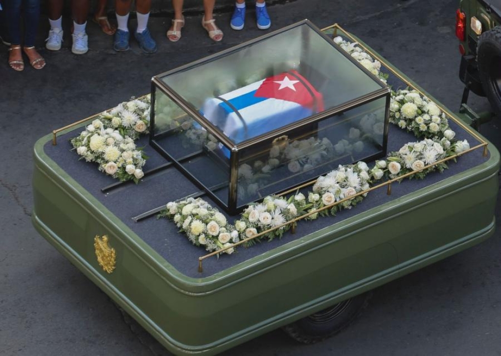 Fidel Castro kuoli 25. marraskuuta 90-vuotiaana. LEHTIKUVA/AFP